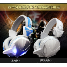 CE, RoHS Certificate Wired Game Computer Headset with LED